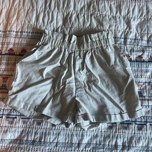 Casual Beige Women's Shorts